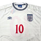 1999/01 England Home Football Shirt (XL) Umbro #10 Owen
