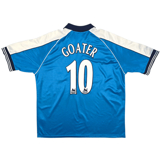 1999/01 Manchester City Home Football Shirt (XL) Le Coq Sportif #10 Goater