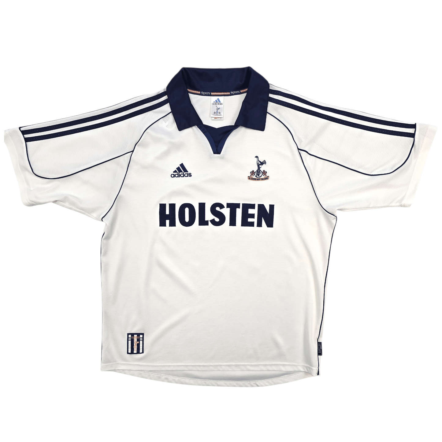 1999/01 Tottenham Hotspur Home Football Shirt (L) Adidas