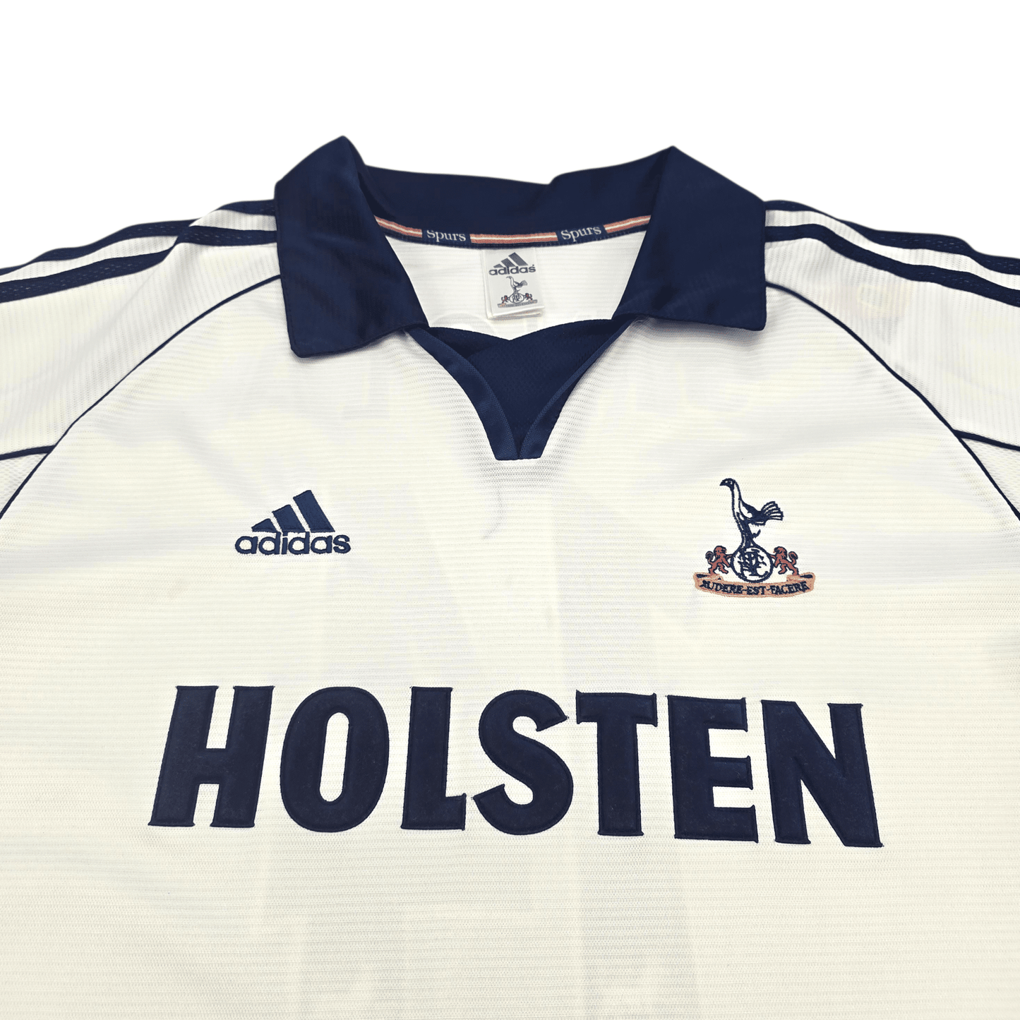 1999/01 Tottenham Hotspur Home Football Shirt (XL) Adidas #14 Ginola