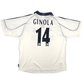 1999/01 Tottenham Hotspur Home Football Shirt (XL) Adidas #14 Ginola