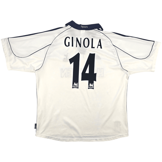 1999/01 Tottenham Hotspur Home Football Shirt (XL) Adidas #14 Ginola