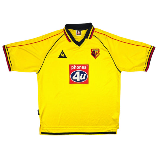 1999/01 Watford Home Football Shirt (XL) Le Coq Sportif