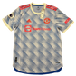 Manchester United 2021/2022 HEAT.RDY Away jersey with Adidas and TeamViewer logos on a white background