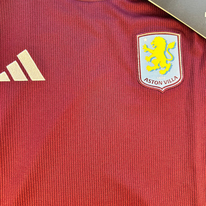 Aston Villa 2024-2025 Youth Home Shirt - Authentic - Adidas JD1233