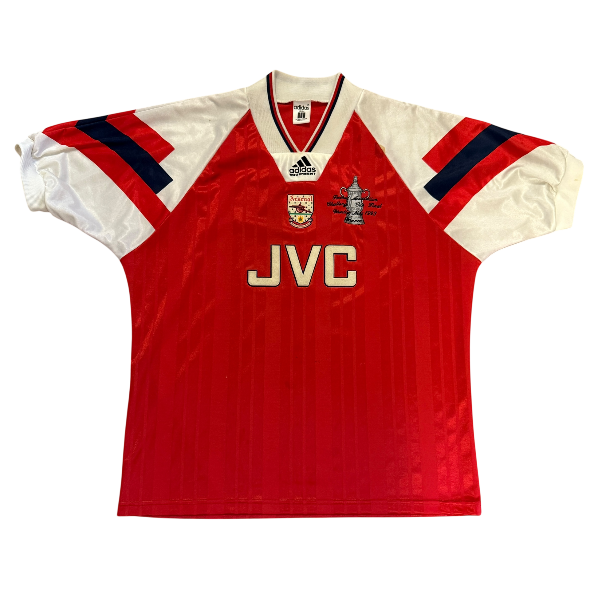 Arsenal 1992/1993 Home Shirt - Cup Winners 1993 Embroidery Front