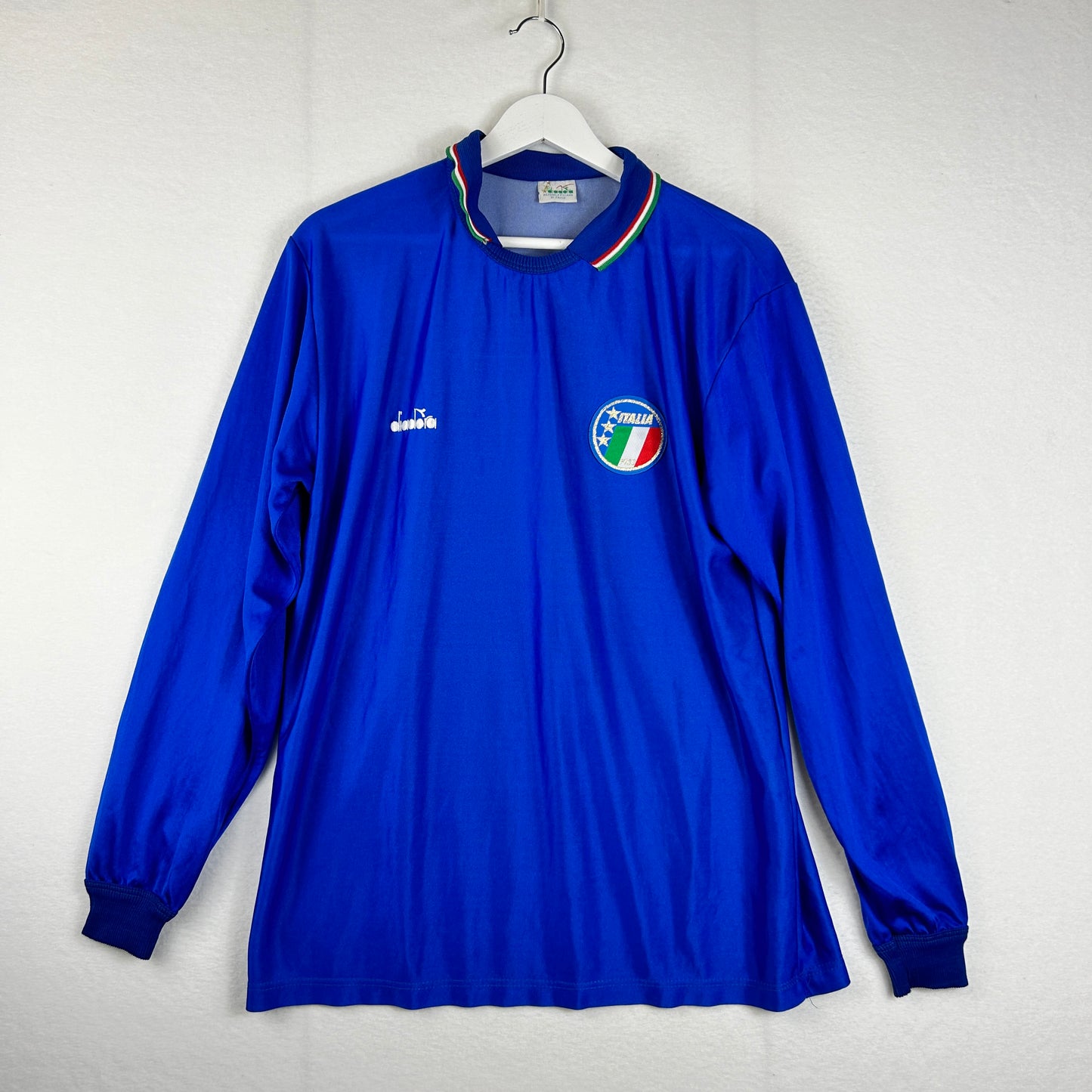 Italy 1988/1990 Home Shirt - Medium - Long Sleeve