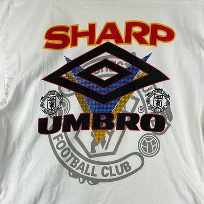 Manchester United 1992 Umbro T-Shirt - Large - Good Condition