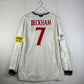 England Player Issue 2000 Home Shirt - Beckham 7 - Euro 2000