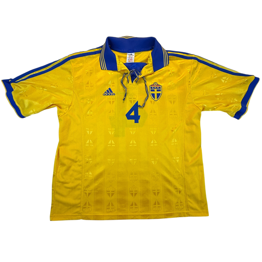 Sweden 1998 Player Issue Home Shirt