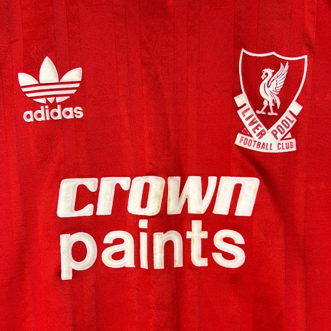 Liverpool 1987/1988 Home Shirt - Large Boys