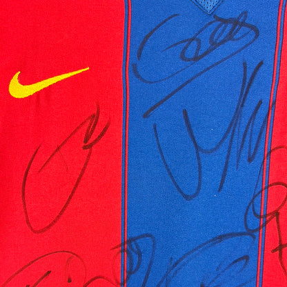 Barcelona 2002/2003 Squad Signed Home Shirt - XXL - Mint Condition