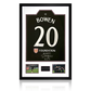 Jarrod Bowen Signed West Ham United 22/23 Third Shirt With Inscription Premium Frame