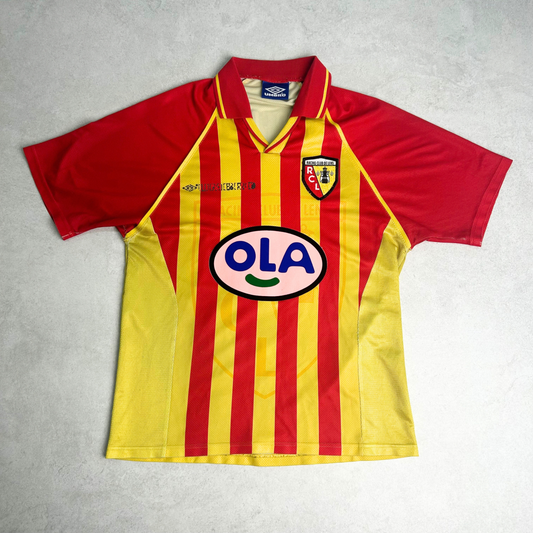 1998/1999 Lens Home Shirt Umbro Vairelles (M)