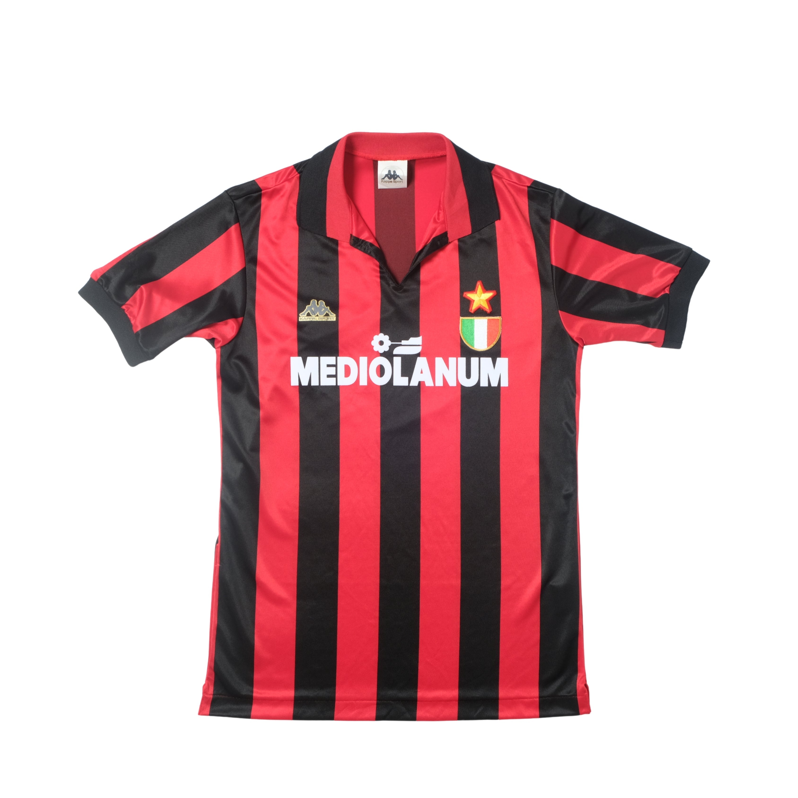 1988/89 AC Milan Home Shirt Kappa (S/M) – Casual Football Shirts