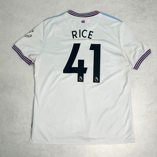 2019/20 West Ham Away Shirt Umbro Rice (L)