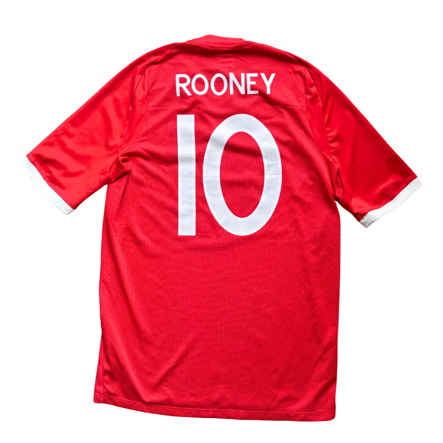 2010/11 England Away Shirt Umbro Rooney (M/L)