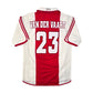2000/01 Ajax Home Football Shirt (L) Adidas #23 Van Der Vaart