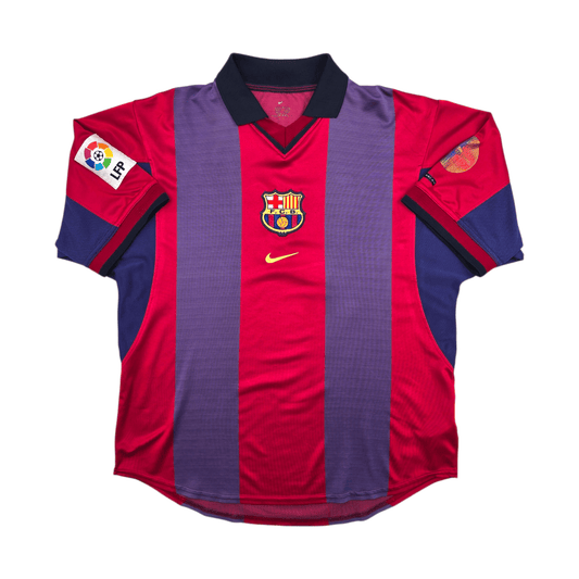 2000/01 Barcelona Home Football Shirt (S) Nike