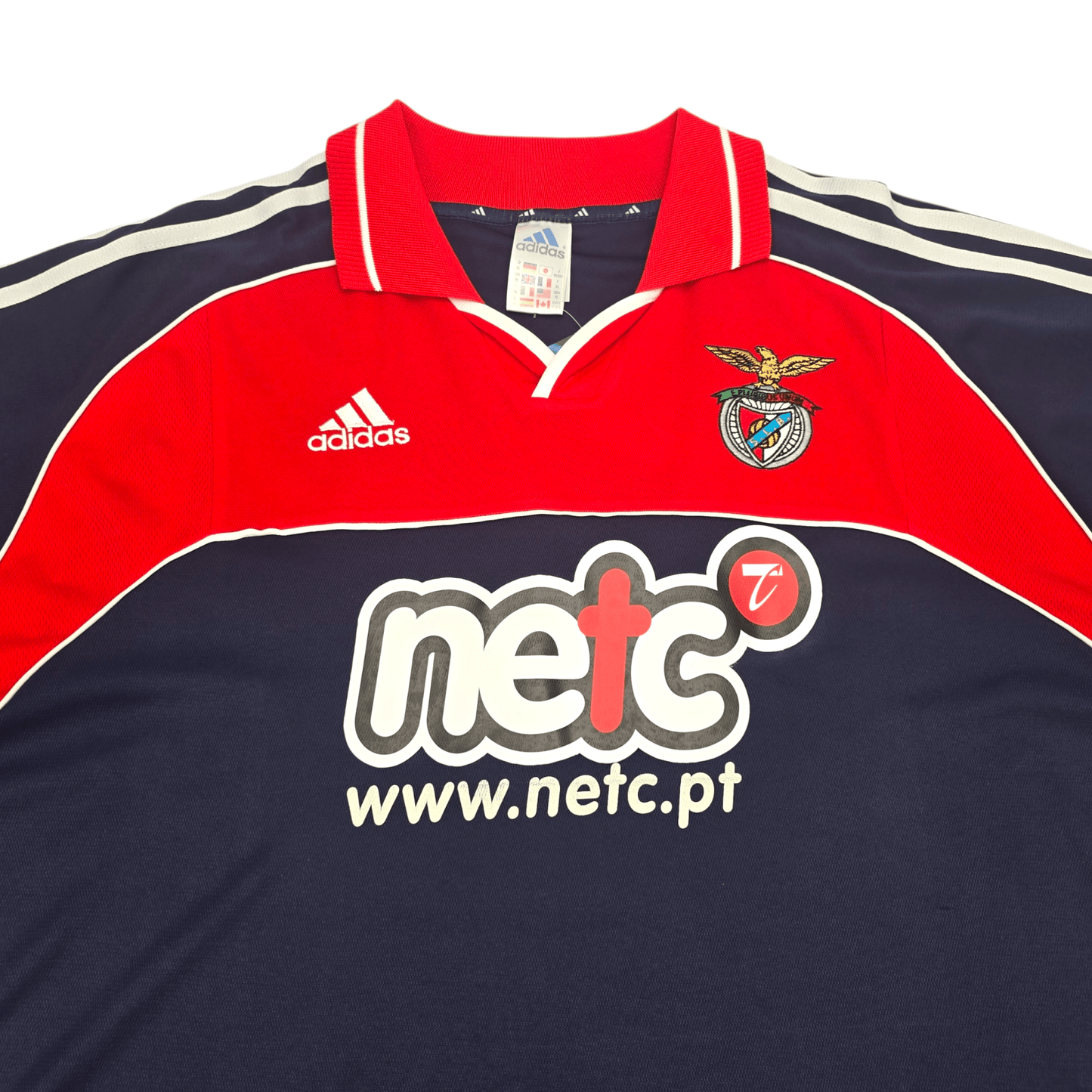 2000/01 Benfica Away Football Shirt (XL) Adidas