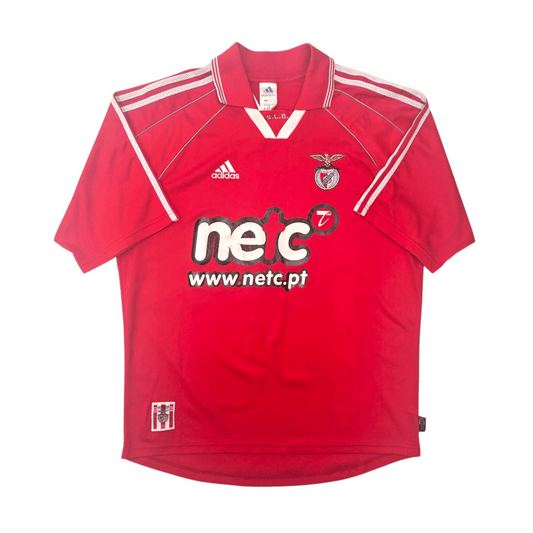 2000/01 Benfica Home Football Shirt (L) Adidas