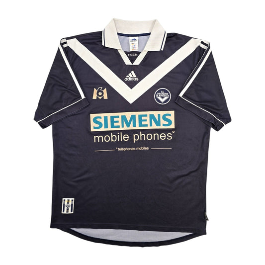 2000/01 Bordeaux Home Football Shirt (L) Adidas