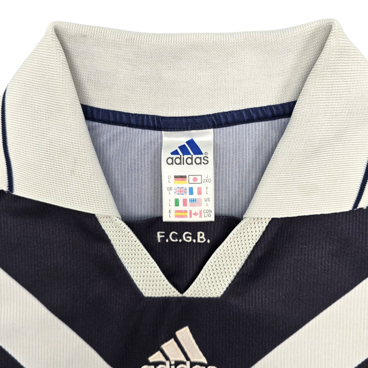 2000/01 Bordeaux Home Football Shirt (L) Adidas
