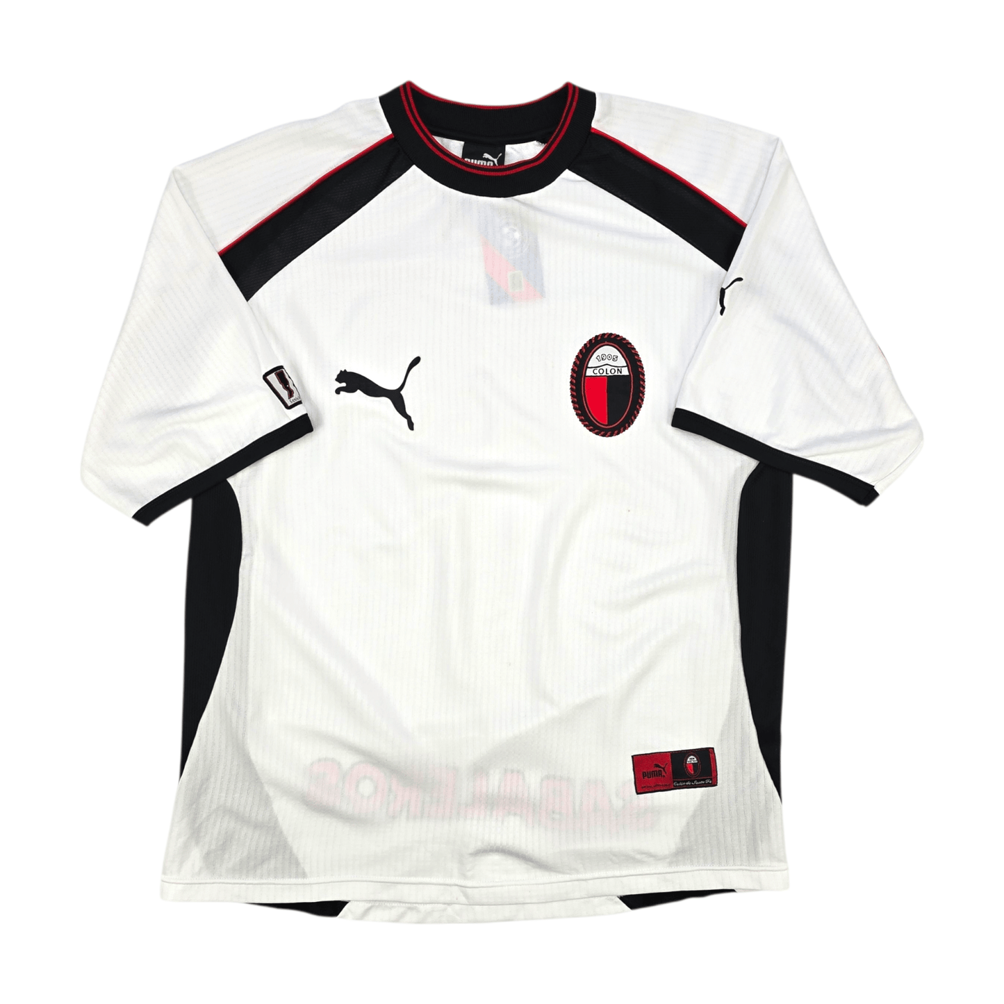 2000/01 Colón de Santa Fe Away Football Shirt (M) Puma