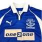 2000/01 Everton Home Football Shirt (M) Puma #3 Pistone