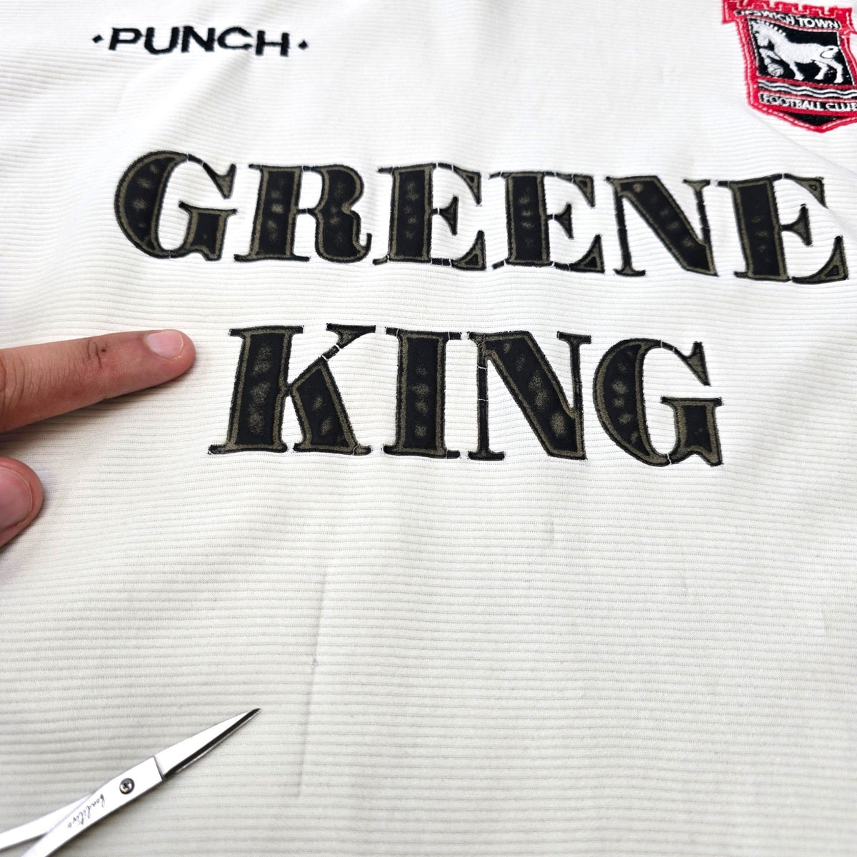 2000/01 Ipswich Town Away Football Shirt (S) Punch