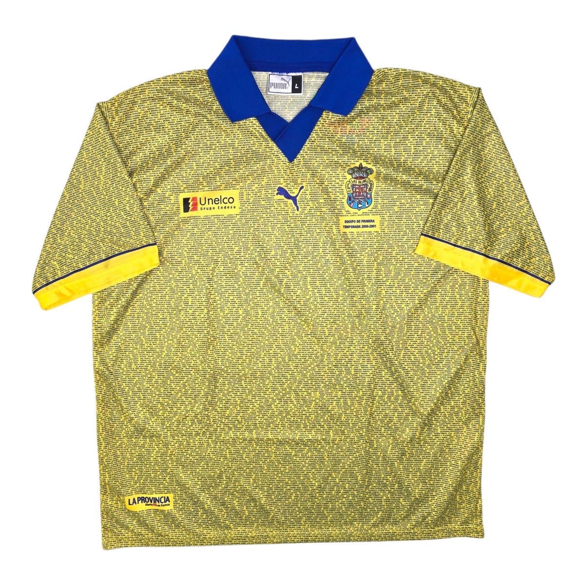 2000/01 Las Palmas Third Football Shirt (L) Puma (Special Edition)