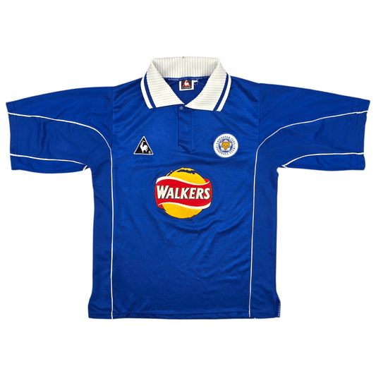 2000/01 Leicester City Home Football Shirt (M) Le Coq Sportif