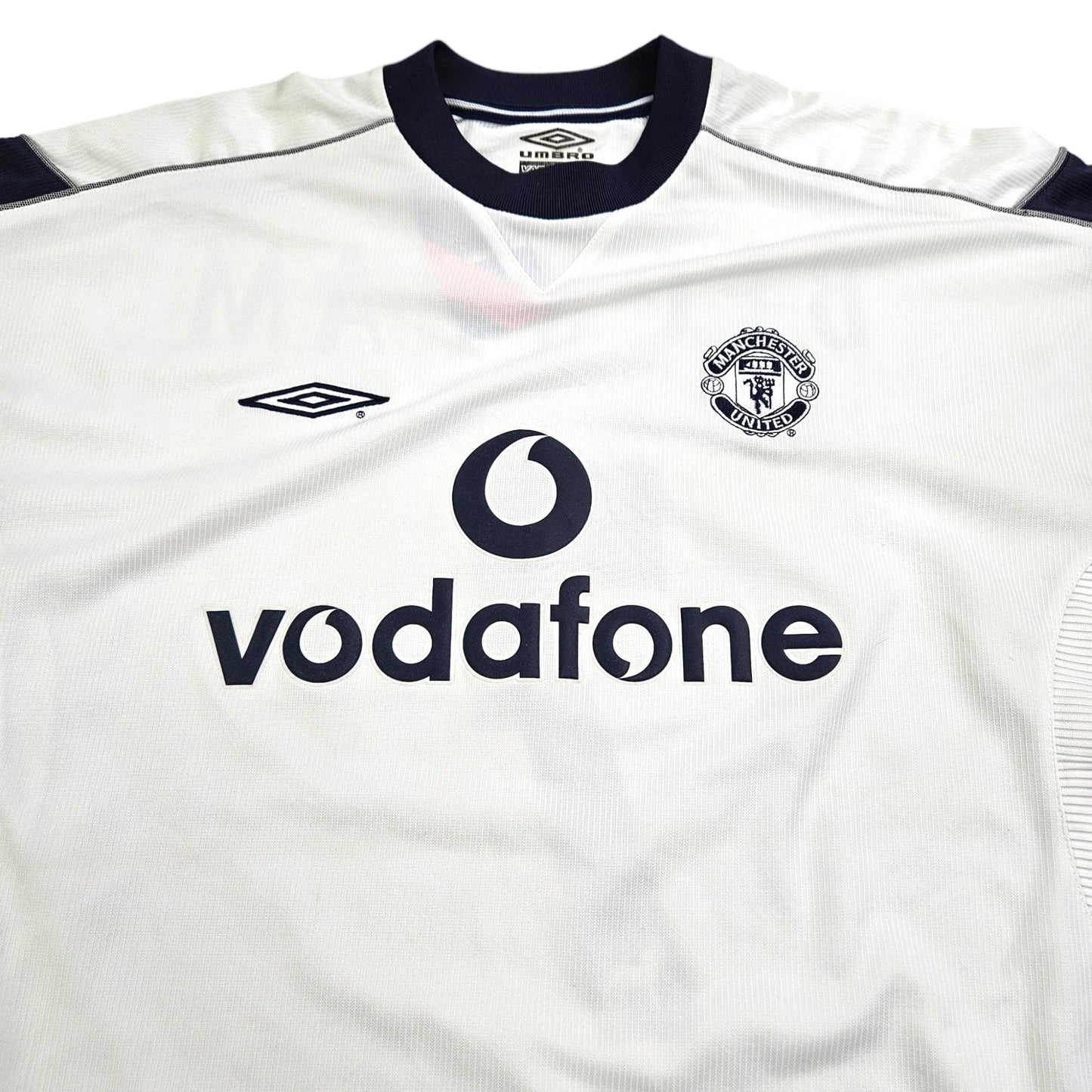 2000/01 Manchester United Away Football Shirt (2XL) Umbro #7 Beckham