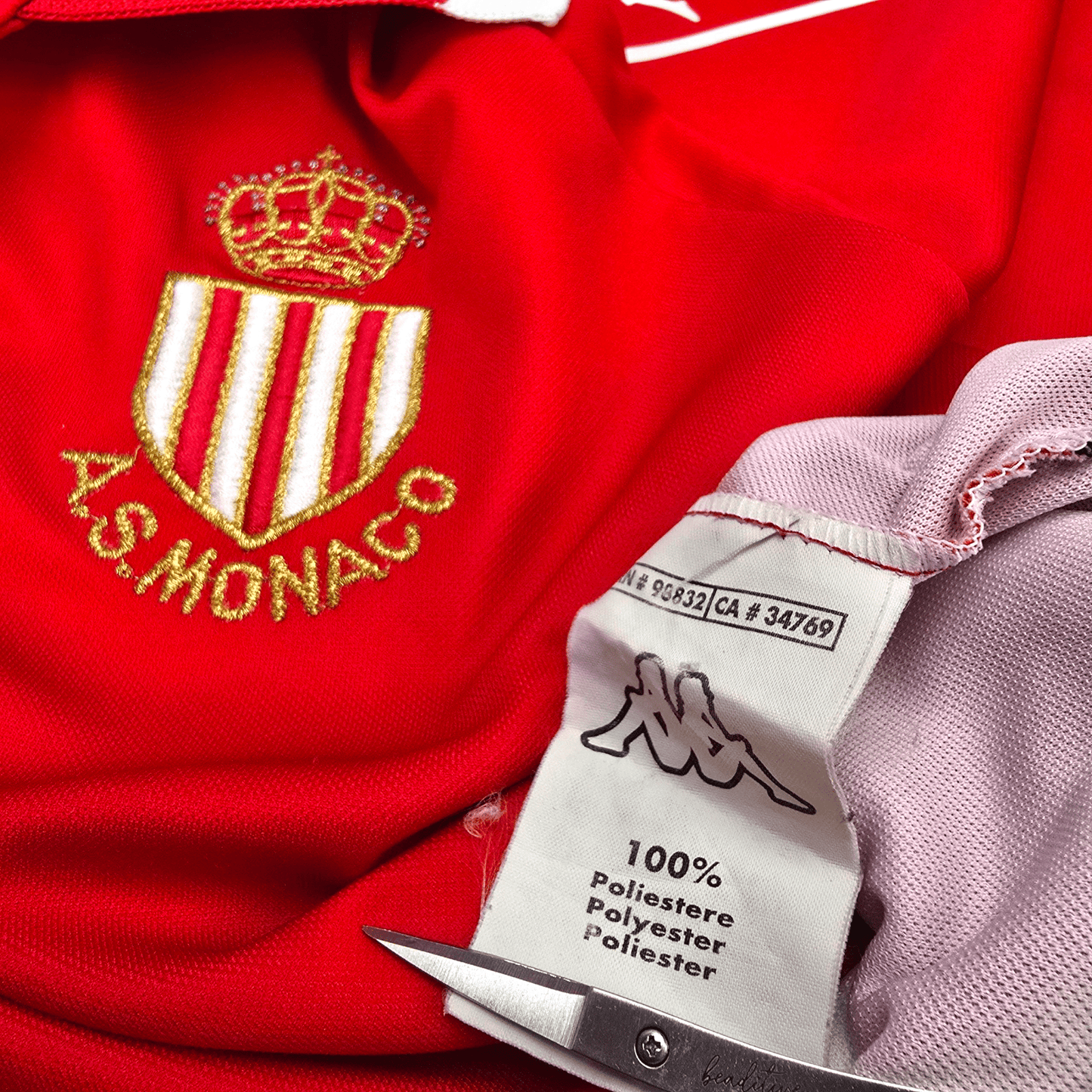 2000/01 Monaco Home Football Shirt (XL) Kappa