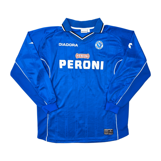 2000/01 Napoli Home Football Shirt (XL) Diadora