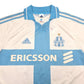 2000/01 Olympique Marseille Home Football Shirt (M) Adidas #29 Weah