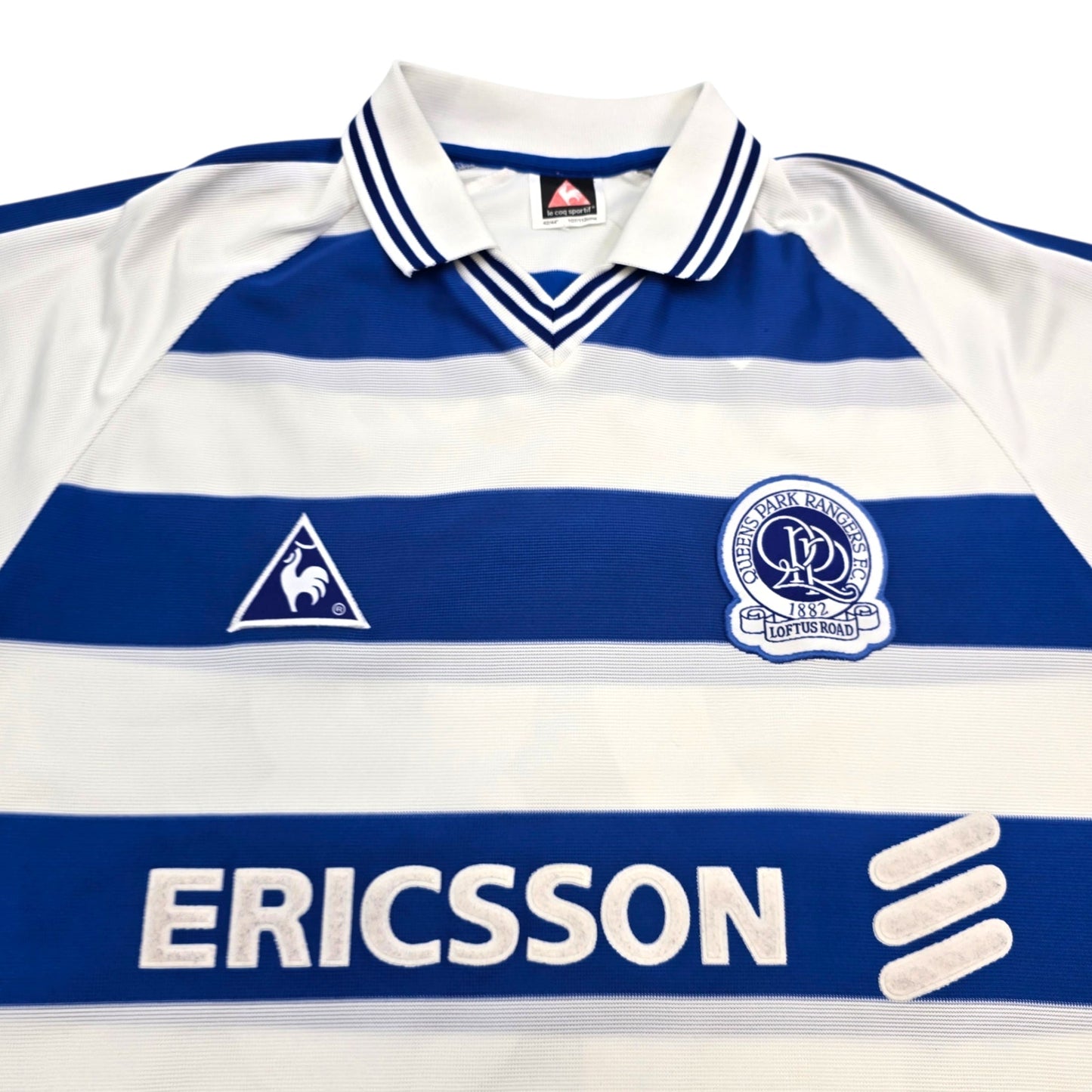 2000/01 Queens Park Rangers Home Football Shirt (L) Le Coq Sportif #28 Crouch