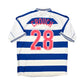 2000/01 Queens Park Rangers Home Football Shirt (L) Le Coq Sportif #28 Crouch