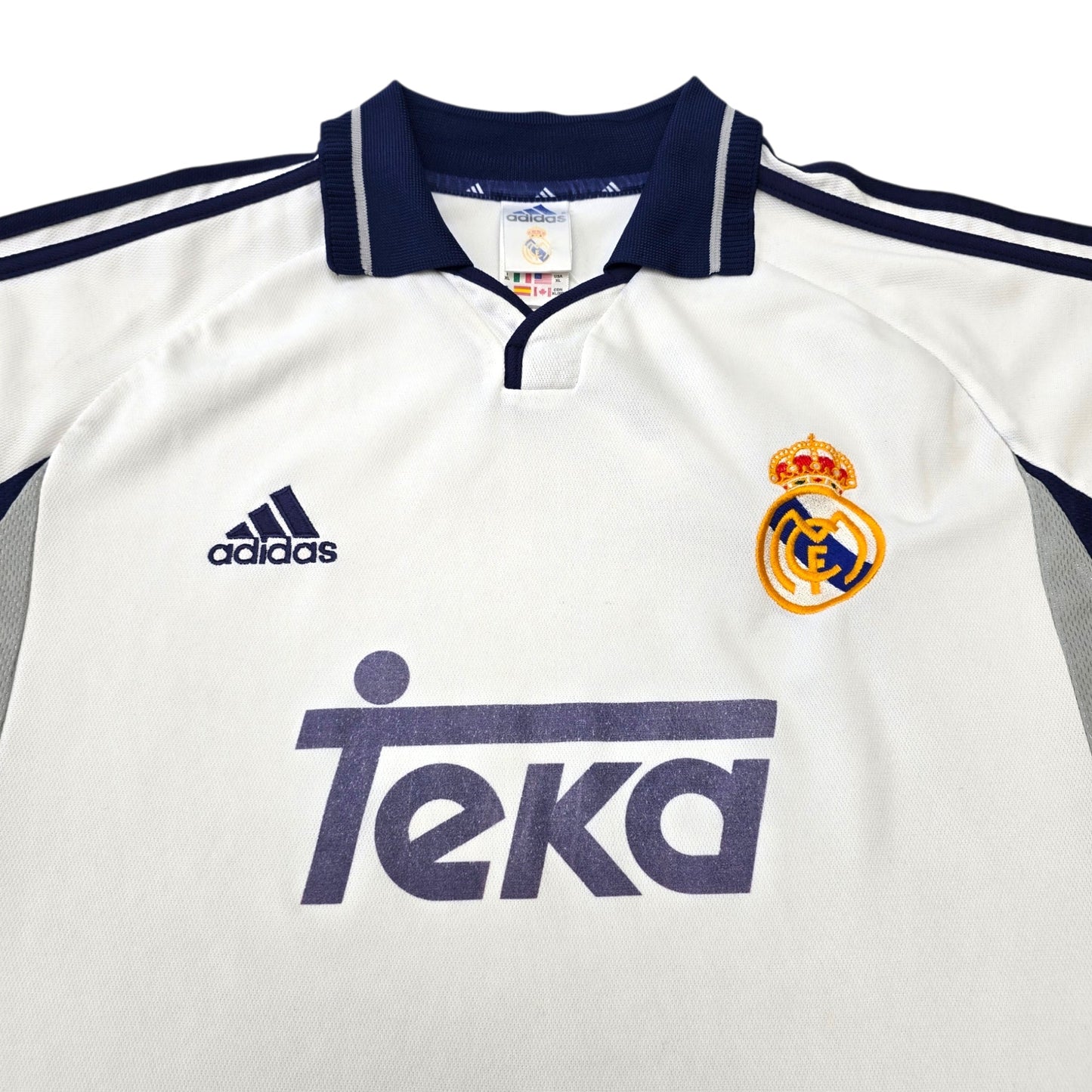 2000/01 Real Madrid Home Football Shirt (XL) Adidas