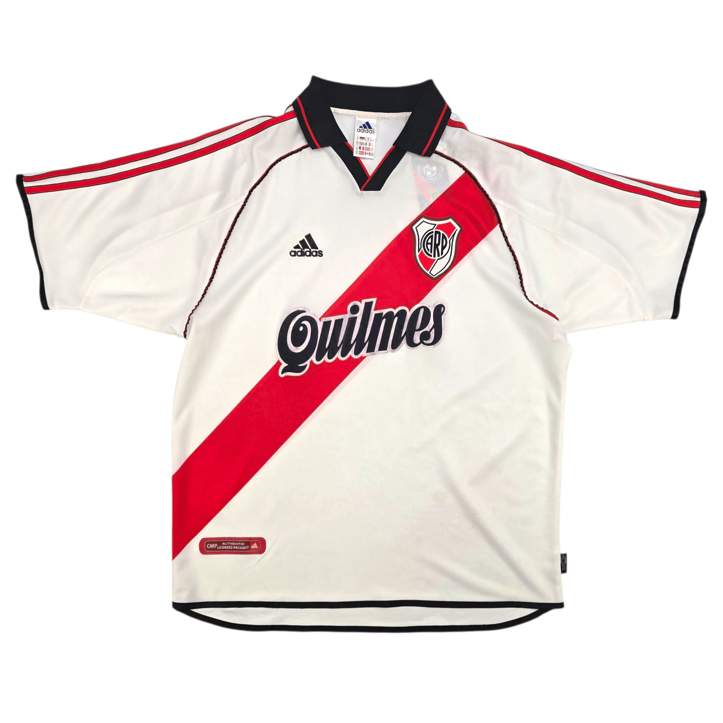 2000/01 River Plate Home Football Shirt (XL) Adidas