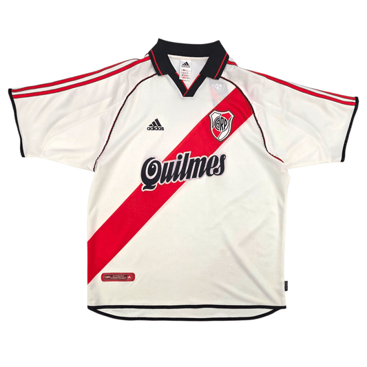 2000/01 River Plate Home Football Shirt (XL) Adidas