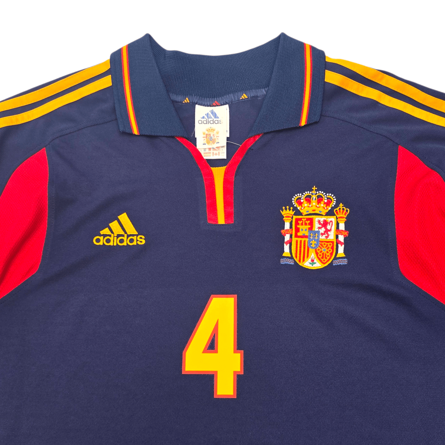 2000/01 Spain Third Football Shirt (L) Adidas #4 Guardiola