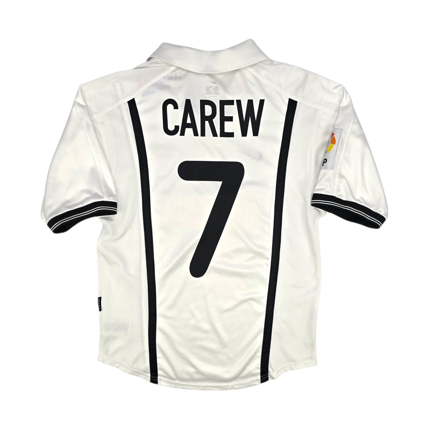 2000/01 Valencia Home Football Shirt (S) Nike #7 Carew