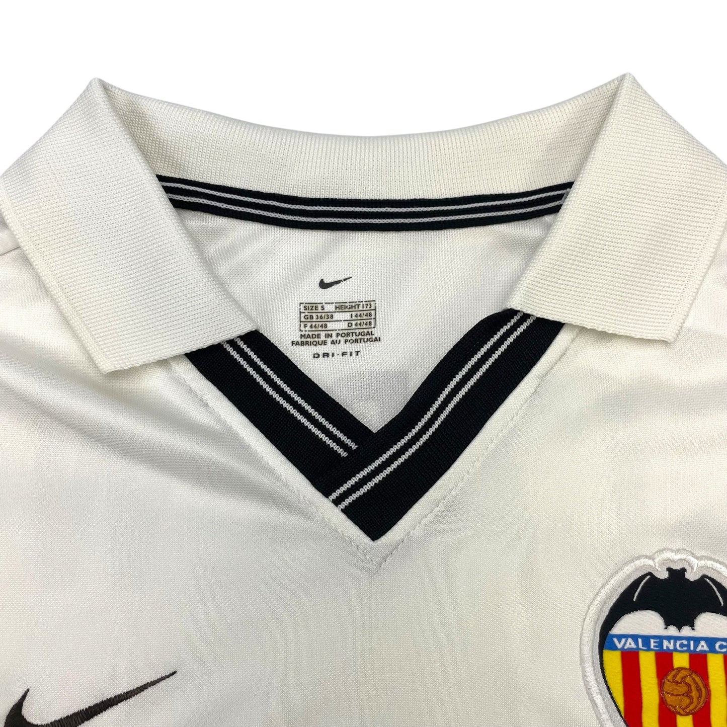 2000/01 Valencia Home Football Shirt (S) Nike #7 Carew