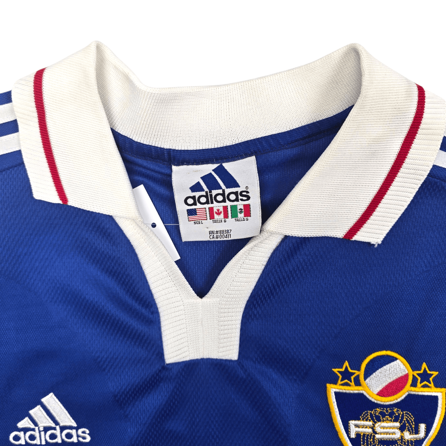 2000/01 Yugoslavia Home Football Shirt (L) Adidas