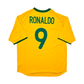 2000/02 Brazil Home Football Shirt (XL) Nike #9 Ronaldo