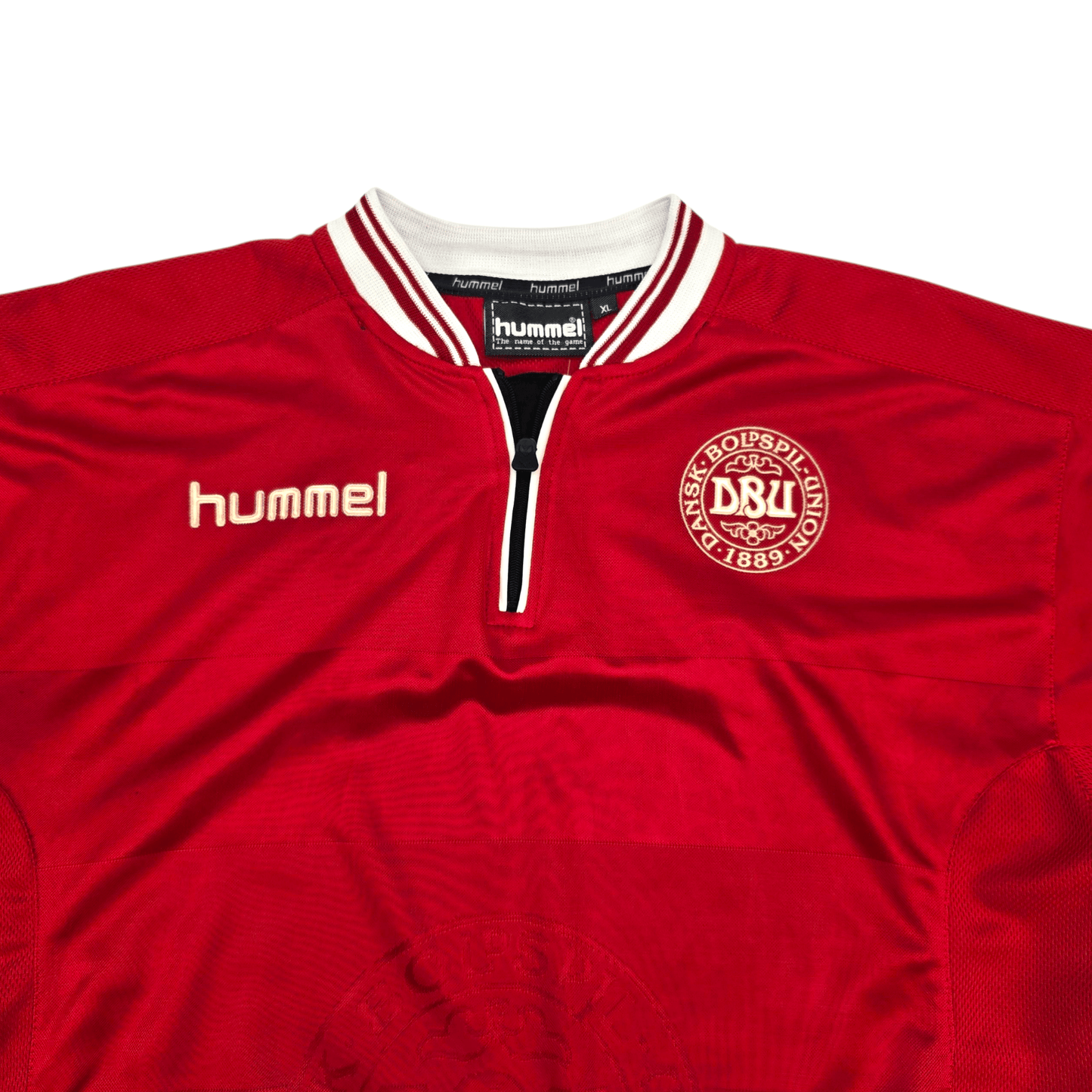 2000/02 Denmark Home Football Shirt (XL) Hummel