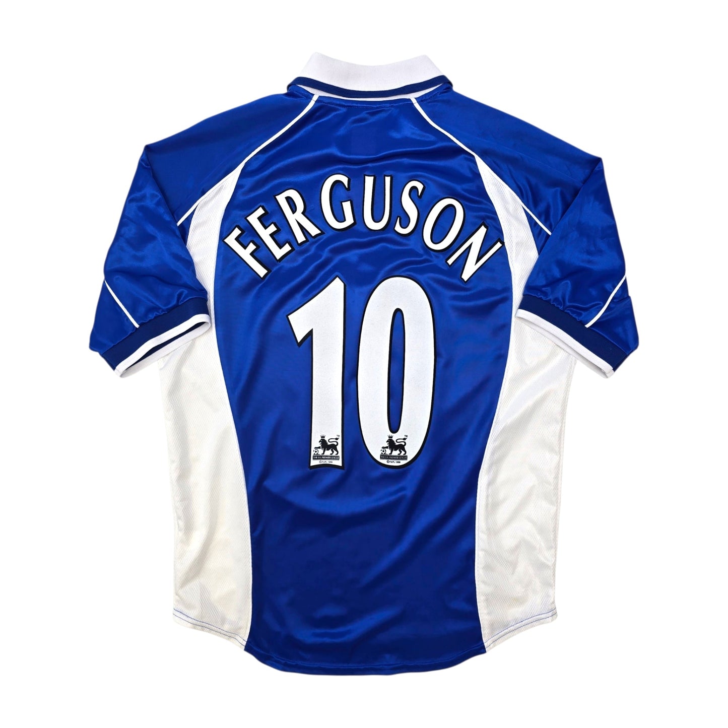 2000/02 Everton Home Football Shirt (M) Puma #10 Ferguson
