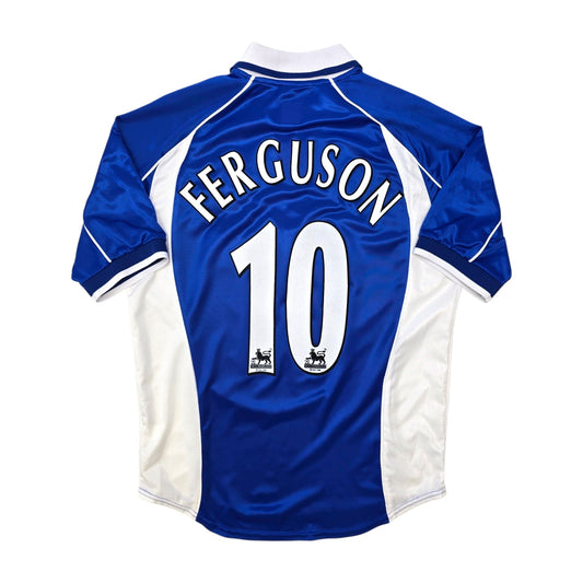2000/02 Everton Home Football Shirt (M) Puma #10 Ferguson
