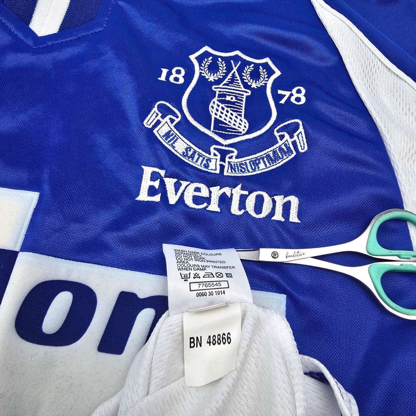 2000/02 Everton Home Football Shirt (M) Puma #10 Ferguson